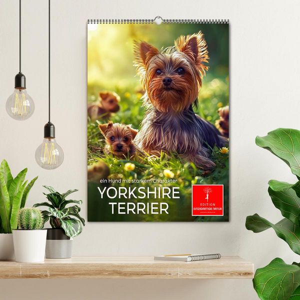 Produktbild: Yorkshire Terrier - ein Hund mit starkem Charakter (Wandkalender 2026 DIN A2 hoch), CALVENDO Monatskalender