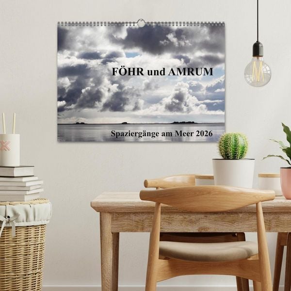 Produktbild: F&ouml;hr und Amrum - Spazierg&auml;nge am Meer (Wandkalender 2026 DIN A3 quer), CALVENDO Monatskalender