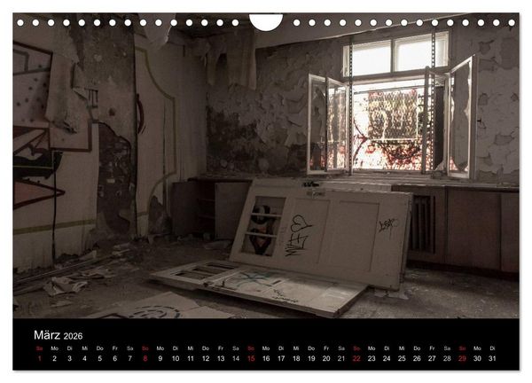Produktbild: Verlassene Orte. Alter Postbahnhof Leipzig (Wandkalender 2026 DIN A4 quer), CALVENDO Monatskalender