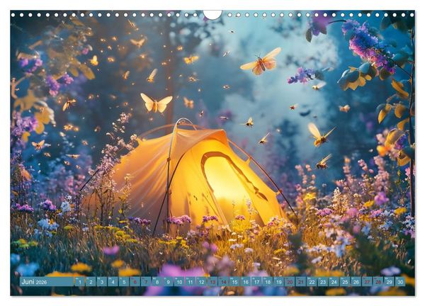 Produktbild: Camping Extreme (Wandkalender 2026 DIN A3 quer), CALVENDO Monatskalender