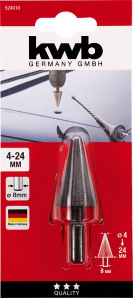 Produktbild: Kwb 524010 Fr&auml;s-Stufenbohrer 1St.
