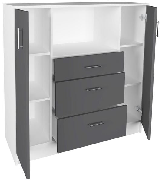 Produktbild: K&uuml;chenschrank Kommode Buffet Mikrowelle Esilo