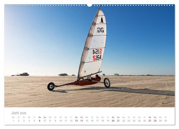 Produktbild: St. Peter-Ording. Deutschlands gr&ouml;&szlig;te Sandkiste (hochwertiger Premium Wandkalender 2026 DIN A2 quer), Kunstdruck in Hochglanz
