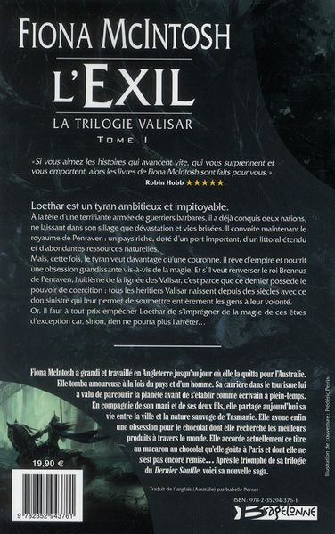 Produktbild: La Trilogie Valisar, T1