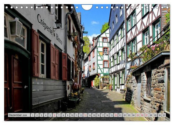 Produktbild: Die sch&ouml;nsten Orte der Eifel - Monschau (Wandkalender 2026 DIN A4 quer), CALVENDO Monatskalender