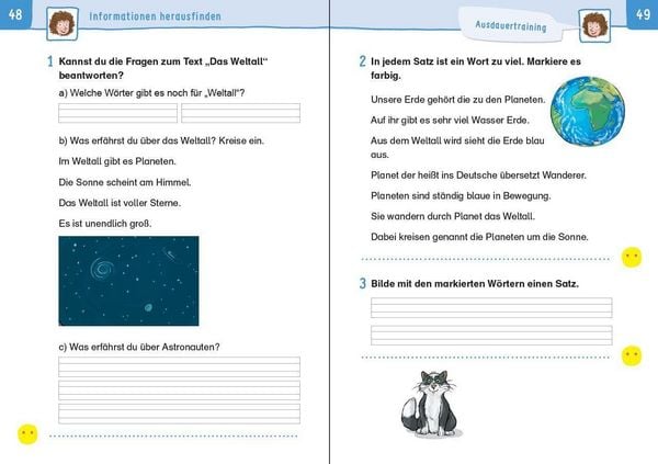 Produktbild: &Uuml;bungsheft - Lesen 2.Klasse