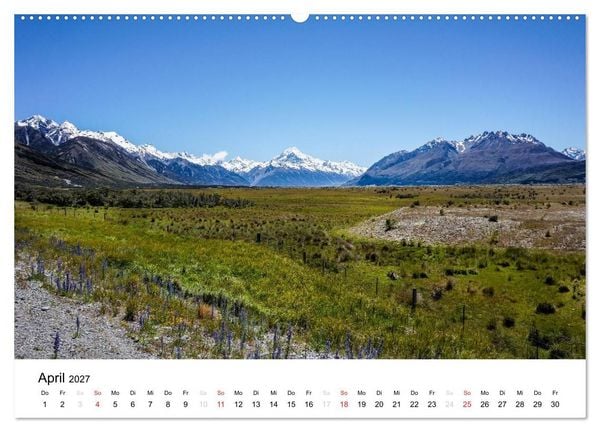 Produktbild: Neuseeland (Wandkalender 2027 DIN A2 quer), CALVENDO Monatskalender