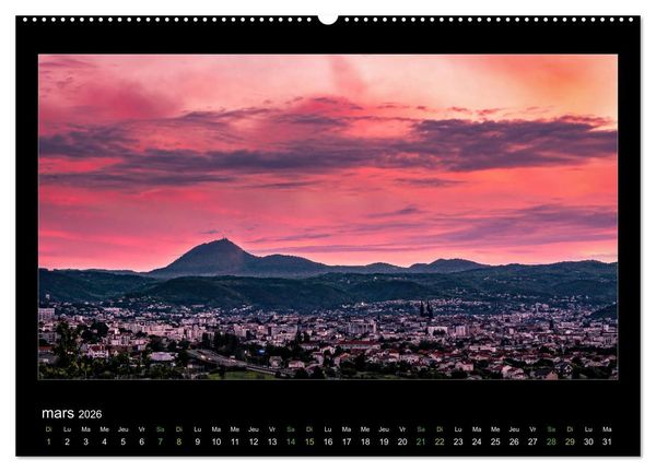 Produktbild: L'Auvergne est belle (Calendrier mural 2026 DIN A2 vertical) calendrier de bureau