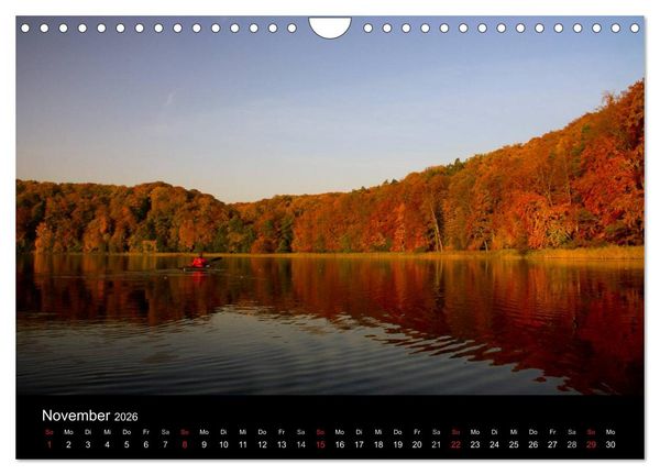 Produktbild: WasserSpiegel Mecklenburgische Seenplatte (Wandkalender 2026 DIN A4 quer), CALVENDO Monatskalender