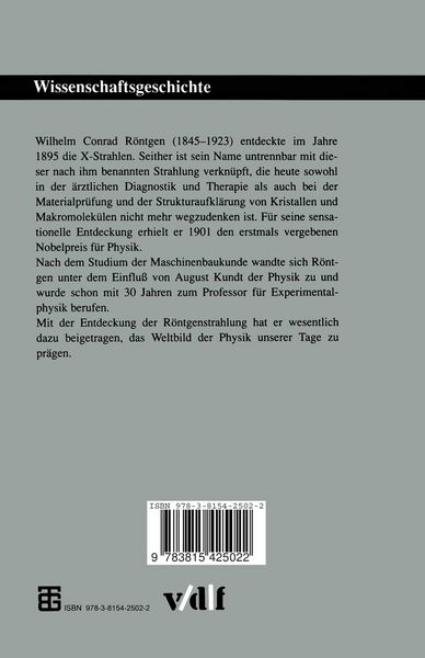 Produktbild: Wilhelm Conrad R&ouml;ntgen