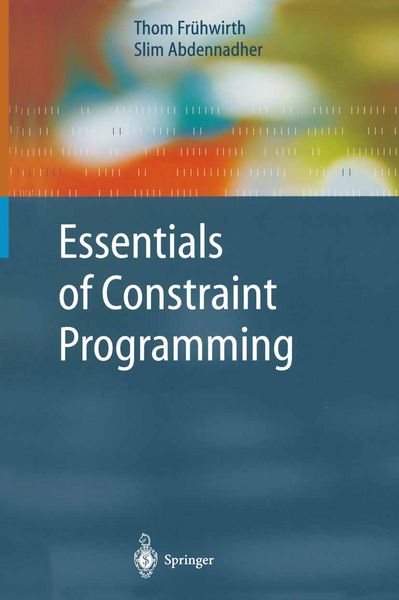 Produktbild: Essentials of Constraint Programming