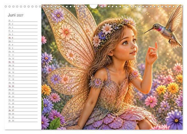 Produktbild: Magische Weggef&auml;hrten - Zw&ouml;lf Feen und ihre tierischen Begleiter (Wandkalender 2027 DIN A3 quer), CALVENDO Monatskalender