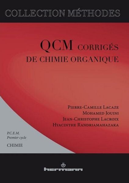 Produktbild: QCM corrig&eacute;s de Chimie organique
