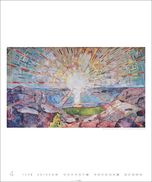 Produktbild: Edvard Munch Edition Kalender 2027