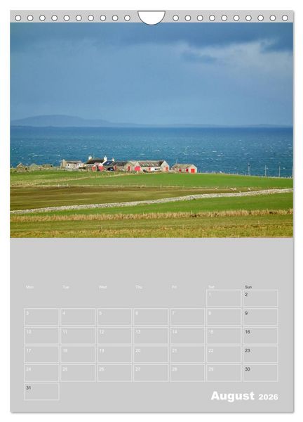 Produktbild: Orkney: A land with a view (Wall Calendar 2026 DIN A4 portrait), CALVENDO 12 Month Wall Calendar