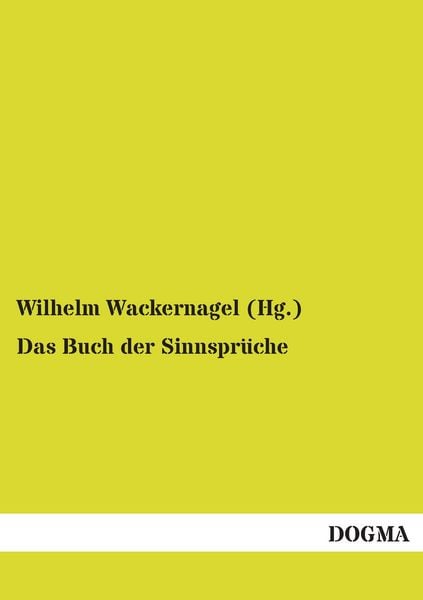Produktbild: Das Buch der Sinnspr&uuml;che