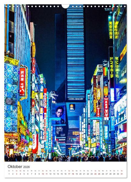 Produktbild: Japan - Die spannende Insel im Pazifik. (Wandkalender 2026 DIN A3 hoch), CALVENDO Monatskalender