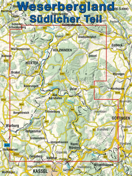 Produktbild: Weserbergland S&uuml;dlicher Teil