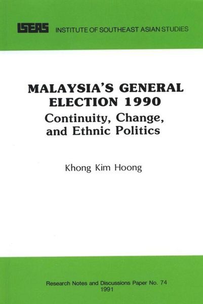 Produktbild: Malaysia's 1990 General Election