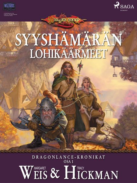 Produktbild: Dungeons & Dragons - Dragonlance-kronikat: Syysh&auml;m&auml;r&auml;n lohik&auml;&auml;rmeet
