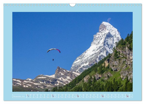 Produktbild: Gr&uuml;ezi in den Schweizer Bergen (Wandkalender 2026 DIN A3 quer), CALVENDO Monatskalender