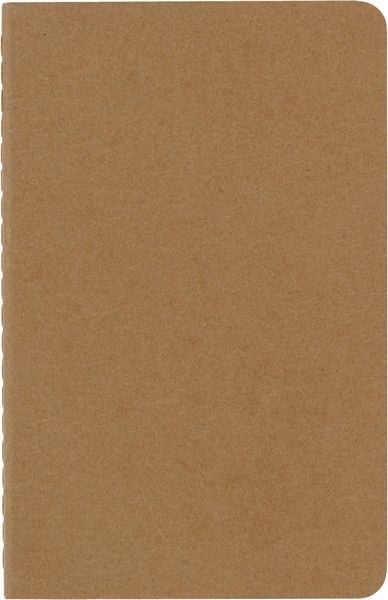 Produktbild: Moleskine Cahier pocket blanko packpapierbraun DIN A6. 3er Pack