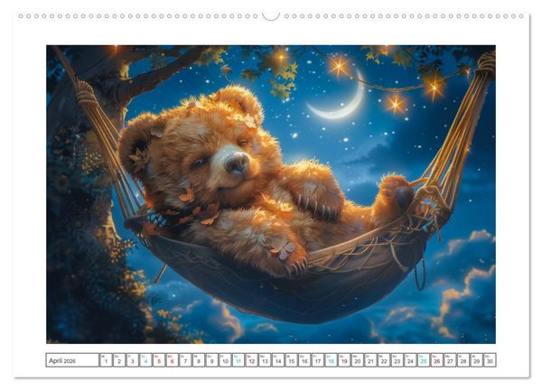 Produktbild: Abenteuer eines Taddyb&auml;ren (Wandkalender 2026 DIN A2 quer), CALVENDO Monatskalender