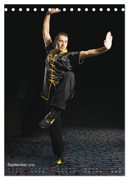 Produktbild: Kung Fu, Martial Art (Tischkalender 2026 DIN A5 hoch), CALVENDO Monatskalender