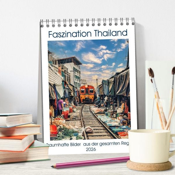 Produktbild: Faszination Thailand (Tischkalender 2026 DIN A5 hoch), CALVENDO Monatskalender