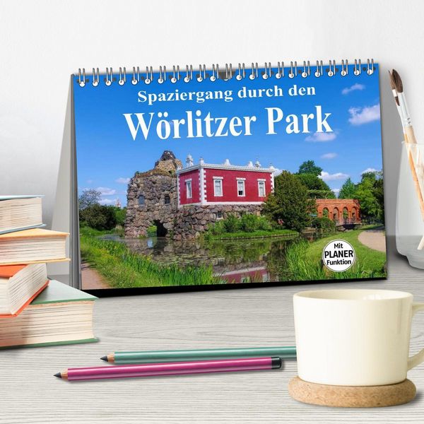 Produktbild: Spaziergang durch den W&ouml;rlitzer Park (Tischkalender 2026 DIN A5 quer), CALVENDO Monatskalender