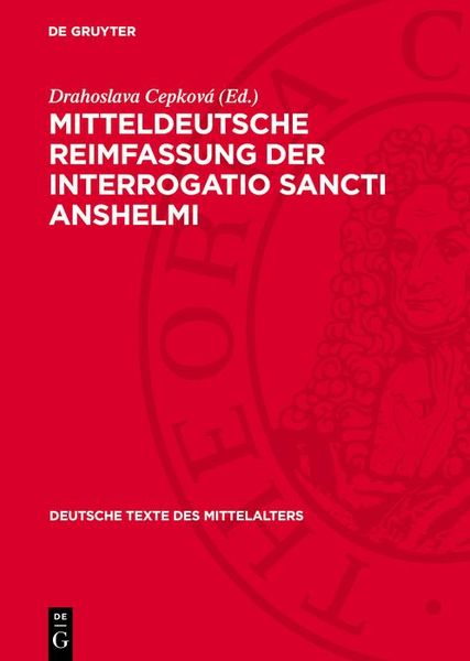 Produktbild: Mitteldeutsche Reimfassung der Interrogatio Sancti Anshelmi