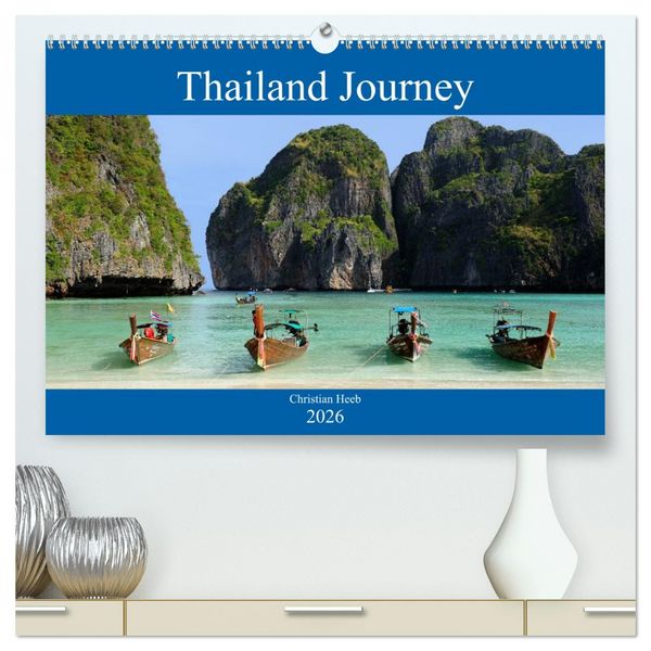 Produktbild: Thailand Journey (hochwertiger Premium Wandkalender 2026 DIN A2 quer), Kunstdruck in Hochglanz