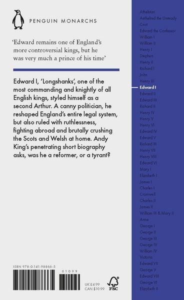 Produktbild: Edward I (Penguin Monarchs)