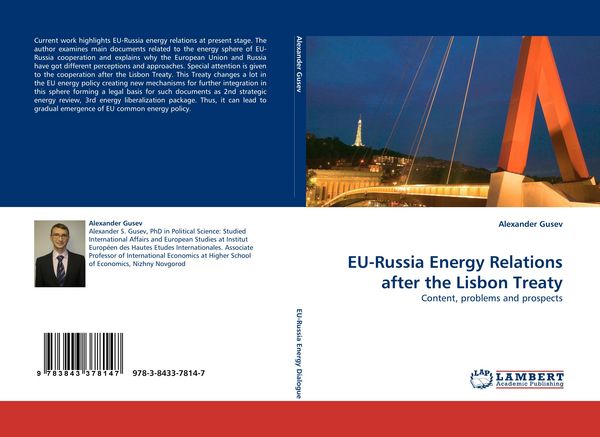 Produktbild: EU-Russia Energy Relations after the Lisbon Treaty