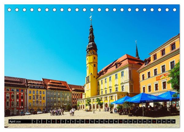 Produktbild: Bautzen Die Altstadt (Tischkalender 2026 DIN A5 quer), CALVENDO Monatskalender