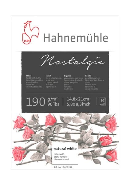 Produktbild: Hahnem&uuml;hle Papier Nostalgie, DIN A 5, 190 g/m&sup2;