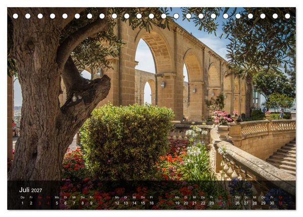 Produktbild: Malta entdecken Malta, Gozo, Comino (Tischkalender 2027 DIN A5 quer), CALVENDO Monatskalender