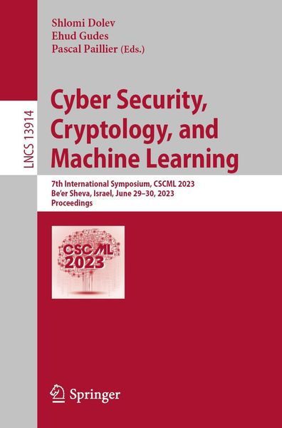 Produktbild: Cyber Security, Cryptology, and Machine Learning