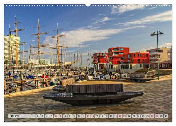 Produktbild: Halbinsel Priwall bei Travem&uuml;nde &ndash; Impressionen von der Ostseek&uuml;ste (Wandkalender 2026 DIN A2 quer), CALVENDO Monatskalender