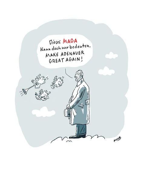 Produktbild: Adenauer auf der Wolke