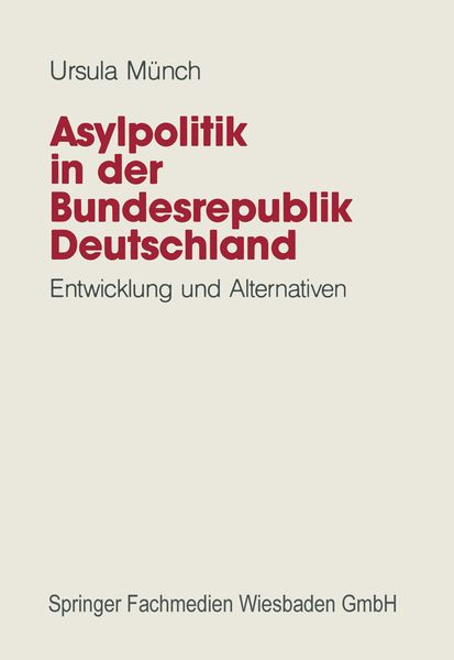Produktbild: Asylpolitik in der Bundesrepublik Deutschland