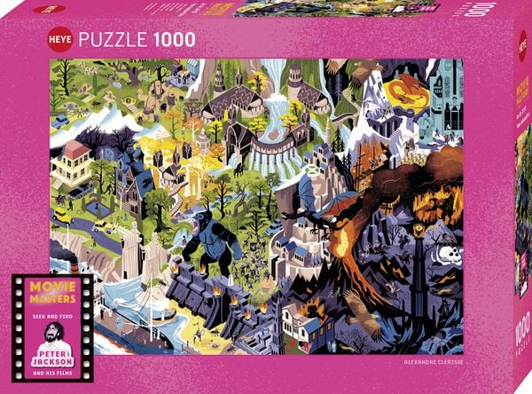 Produktbild: PETER JACKSON FILMS, HEYE Puzzle von Alex Bennett