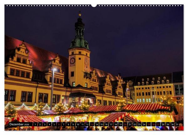 Produktbild: Reise durch Leipzig (hochwertiger Premium Wandkalender 2026 DIN A2 quer), Kunstdruck in Hochglanz