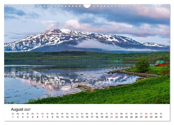 Produktbild: Inseln im Nordmeer - Lofoten-And&oslash;ya-Senja (Wandkalender 2027 DIN A3 quer), CALVENDO Monatskalender