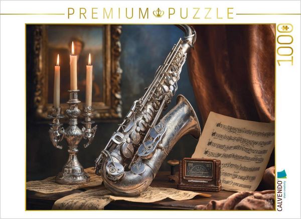 Produktbild: CALVENDO Puzzle Im Frost der Saiten erwacht der Klang des Winters | 1000 Teile Lege-Gr&ouml;&szlig;e 64x48cm Foto-Puzzle f&uuml;r gl&uuml;ckliche Stunden