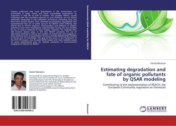 Produktbild: Estimating degradation and fate of organic pollutants by QSAR modeling