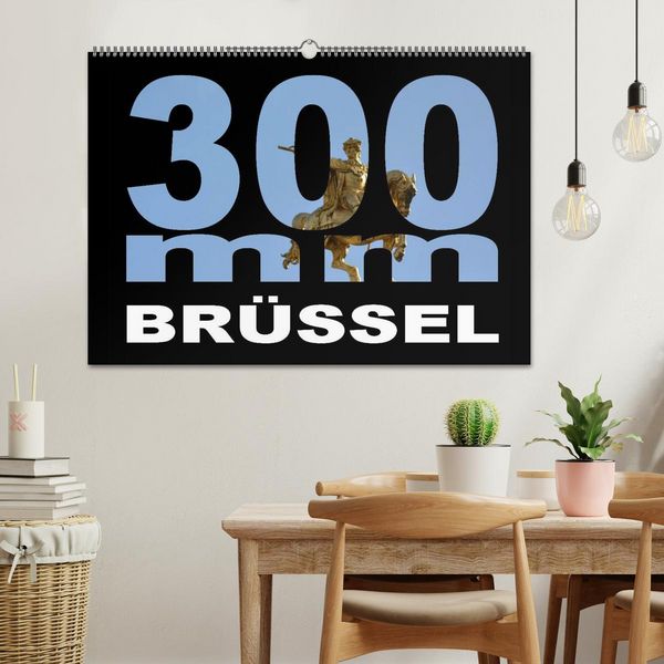 Produktbild: 300mm - Br&uuml;ssel (Wandkalender 2026 DIN A2 quer), CALVENDO Monatskalender