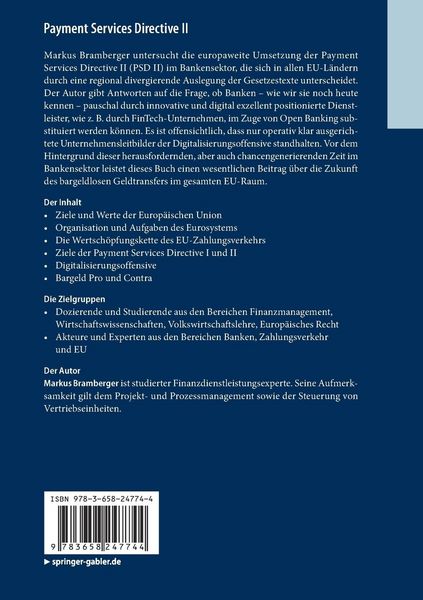 Produktbild: Payment Services Directive II