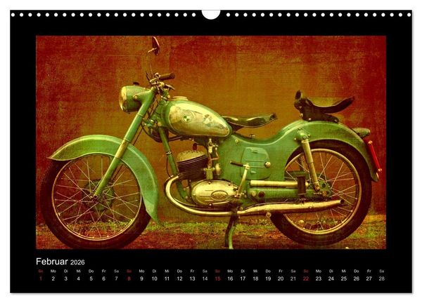 Produktbild: Motorrad Oldtimer (Wandkalender 2026 DIN A3 quer), CALVENDO Monatskalender