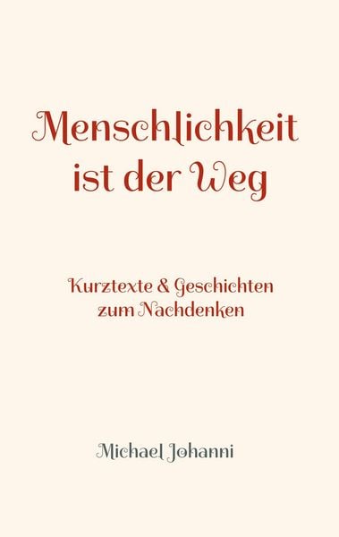 Produktbild: Menschlichkeit ist der Weg